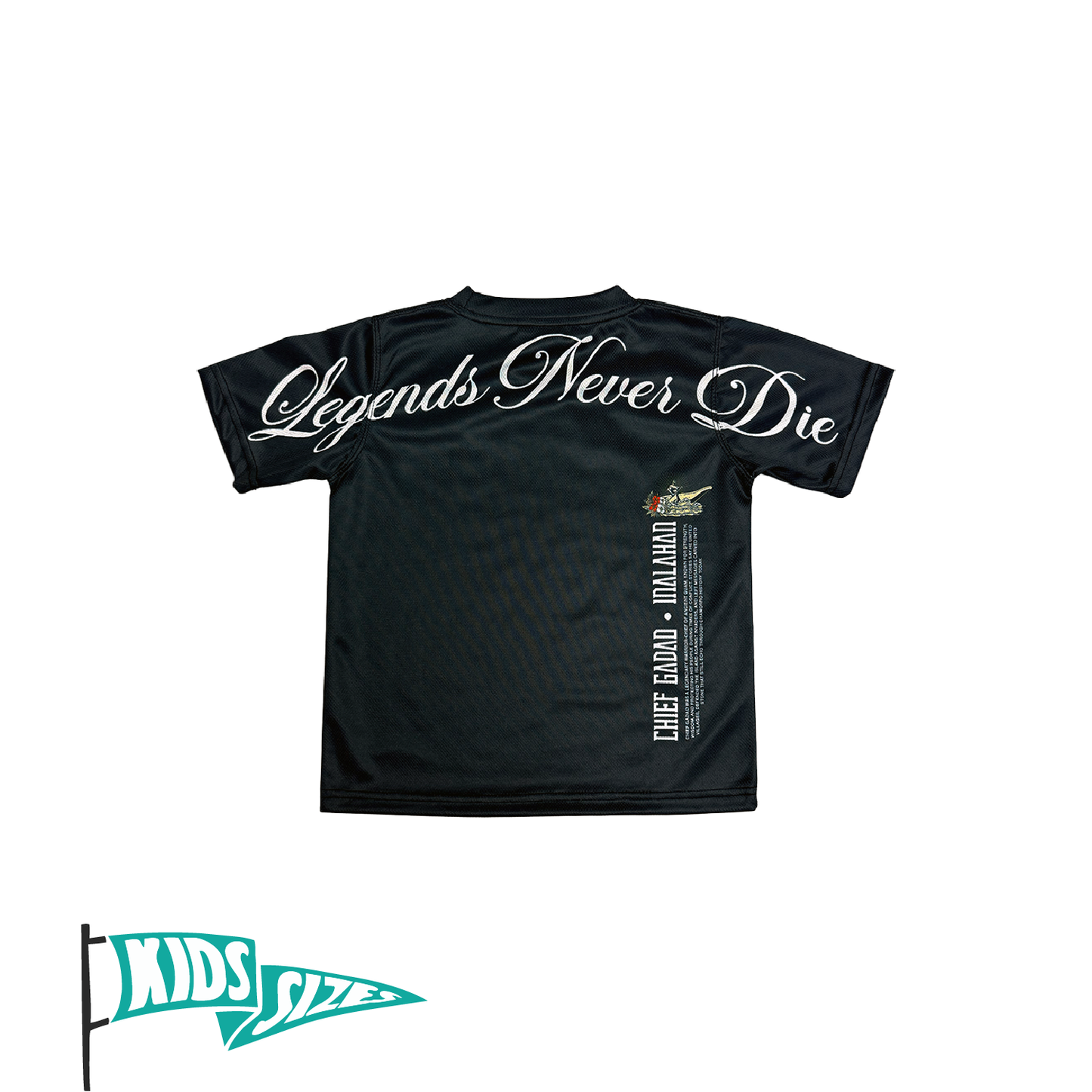 Chief Legends Youth Drifit S/S Tee- Black