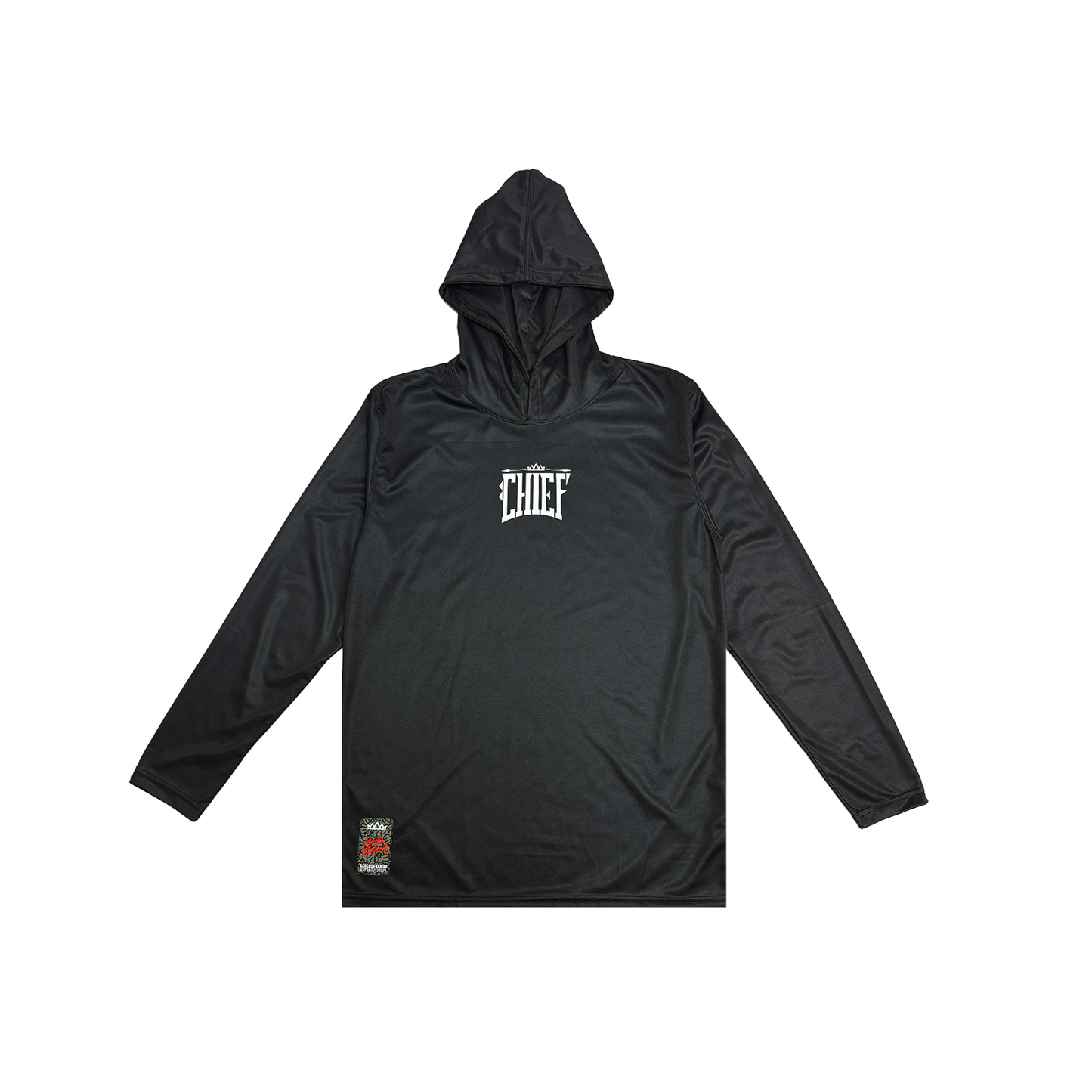 Chief Legends Drifit L/S Hoodie - Black