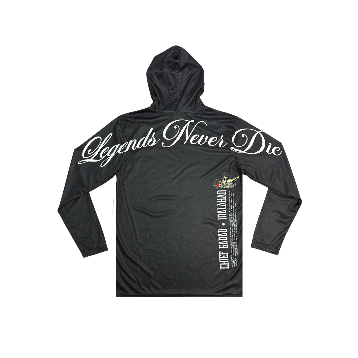 Chief Legends Drifit L/S Hoodie - Black