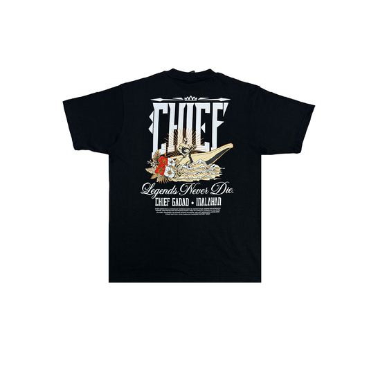Chief Legends Tee- Black