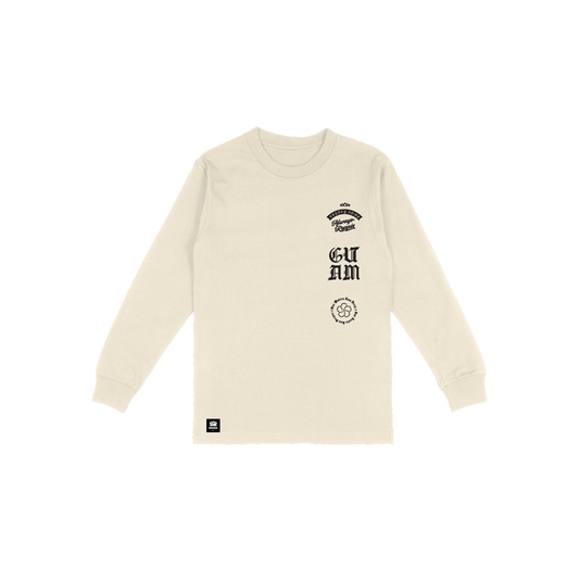 Hardly Home Banner L/S Tee - Black on Cream