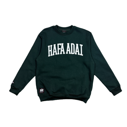 Hafa Adai Fleece Crewneck - Spruce