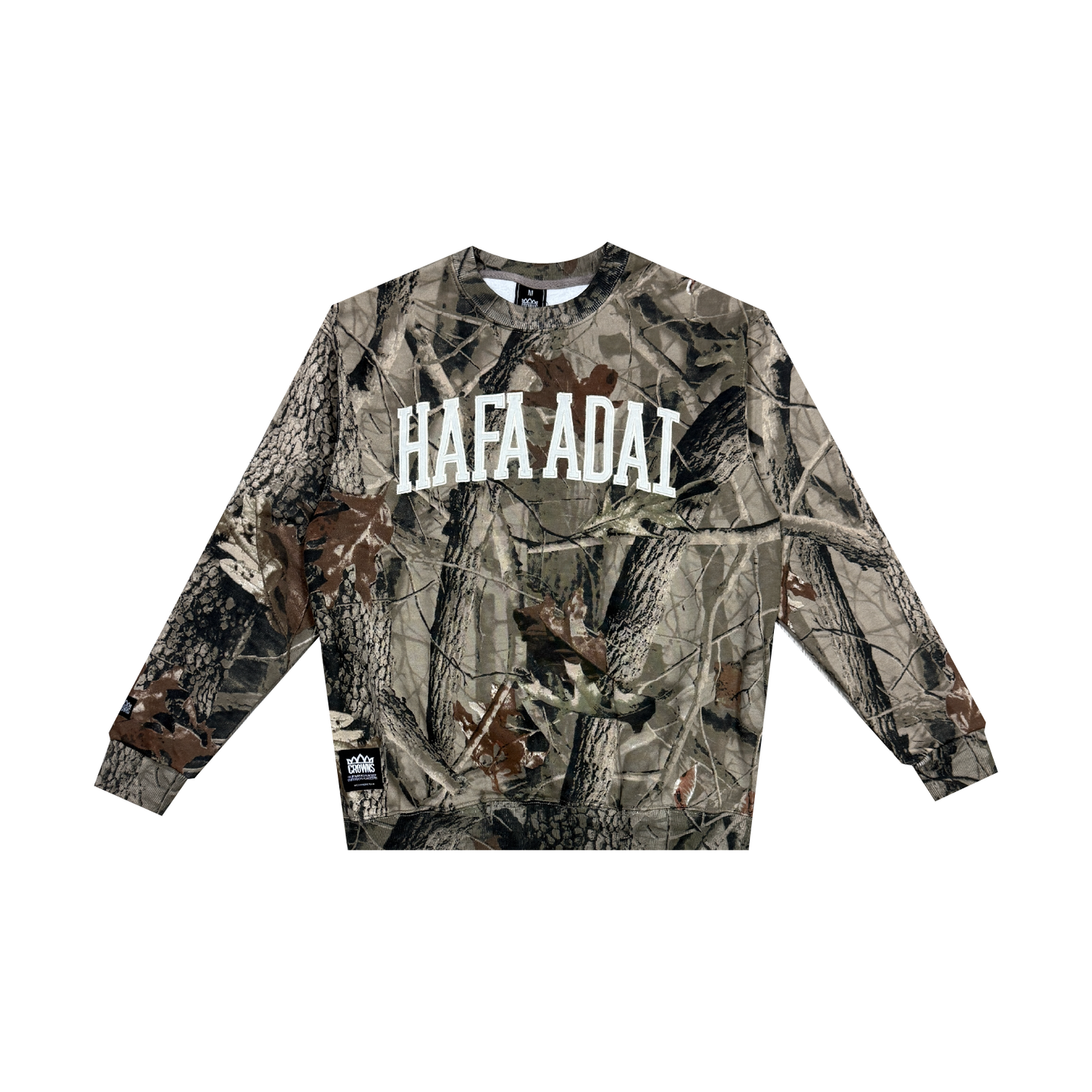 Hafa Adai Fleece Crewneck - Deep Fall Camo