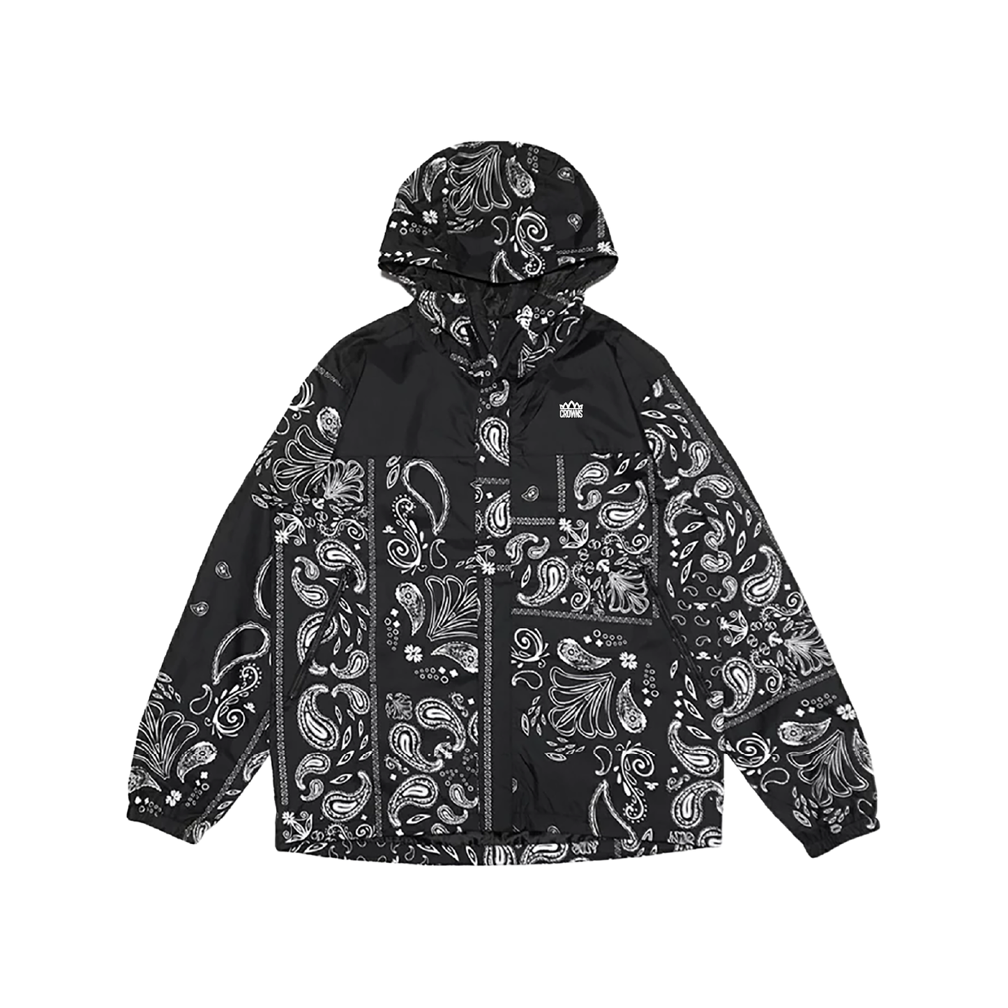 Solo Logo Windbreaker -Black Paisley