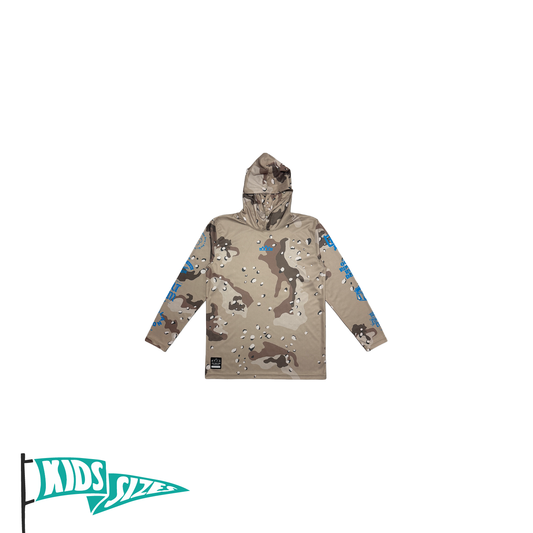 Logo L/S Youth Drifit Hoodie - Desert Camo