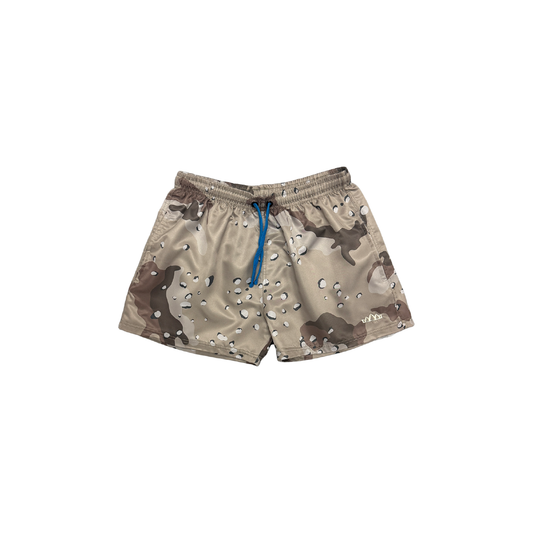 Premium Logo  Women's Shorties - Desert Camo
