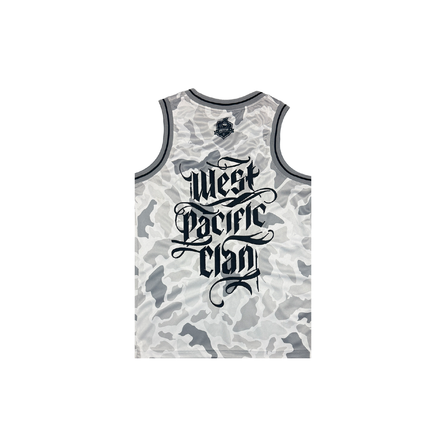 Wordmark Jersey Tank - Marianas Camo (B&W)