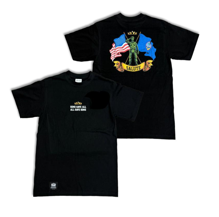 Veterans Day Tee- All Gave Some on Black