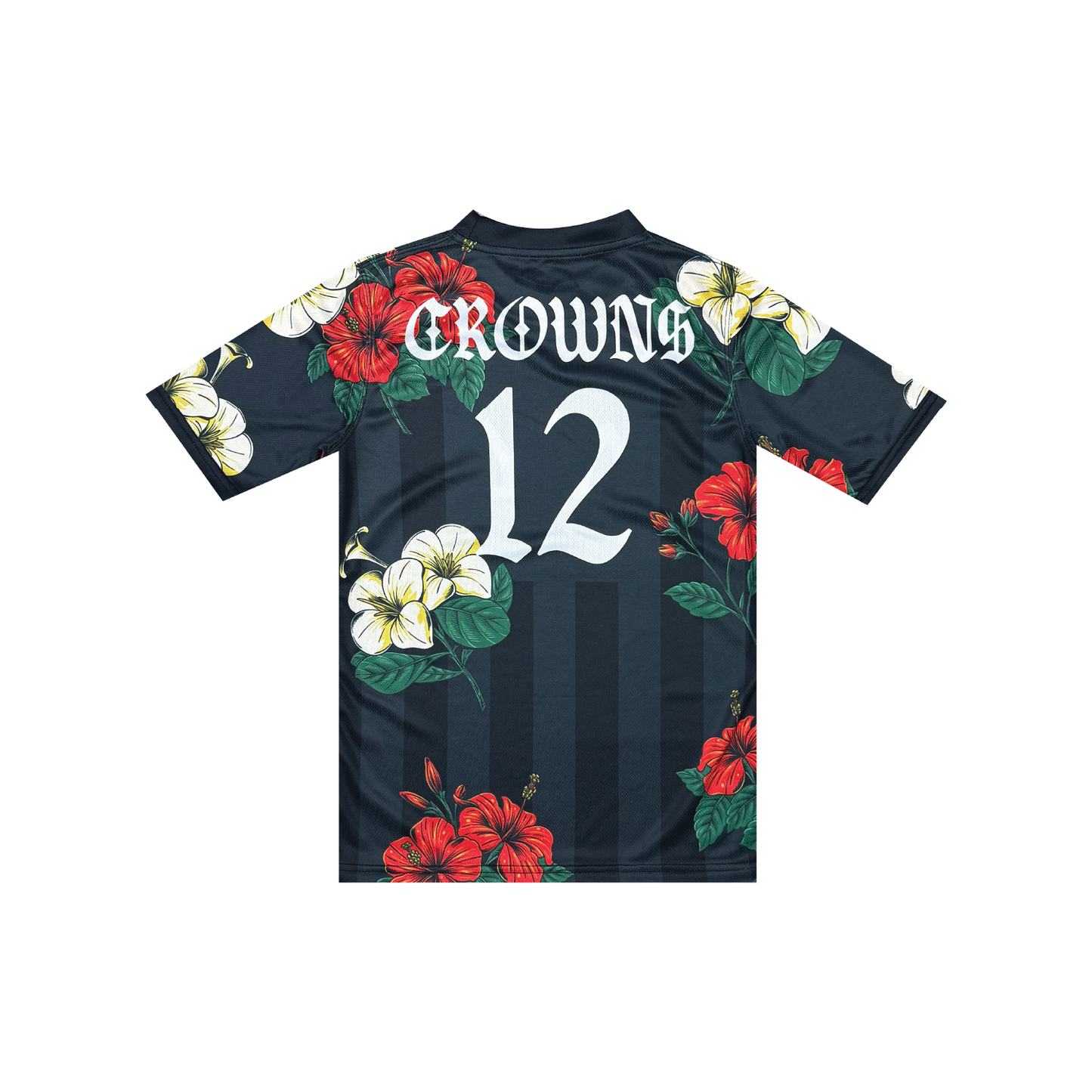 Solo Logo Kid's Soccer Jersey - Bloomcore on Charcoal