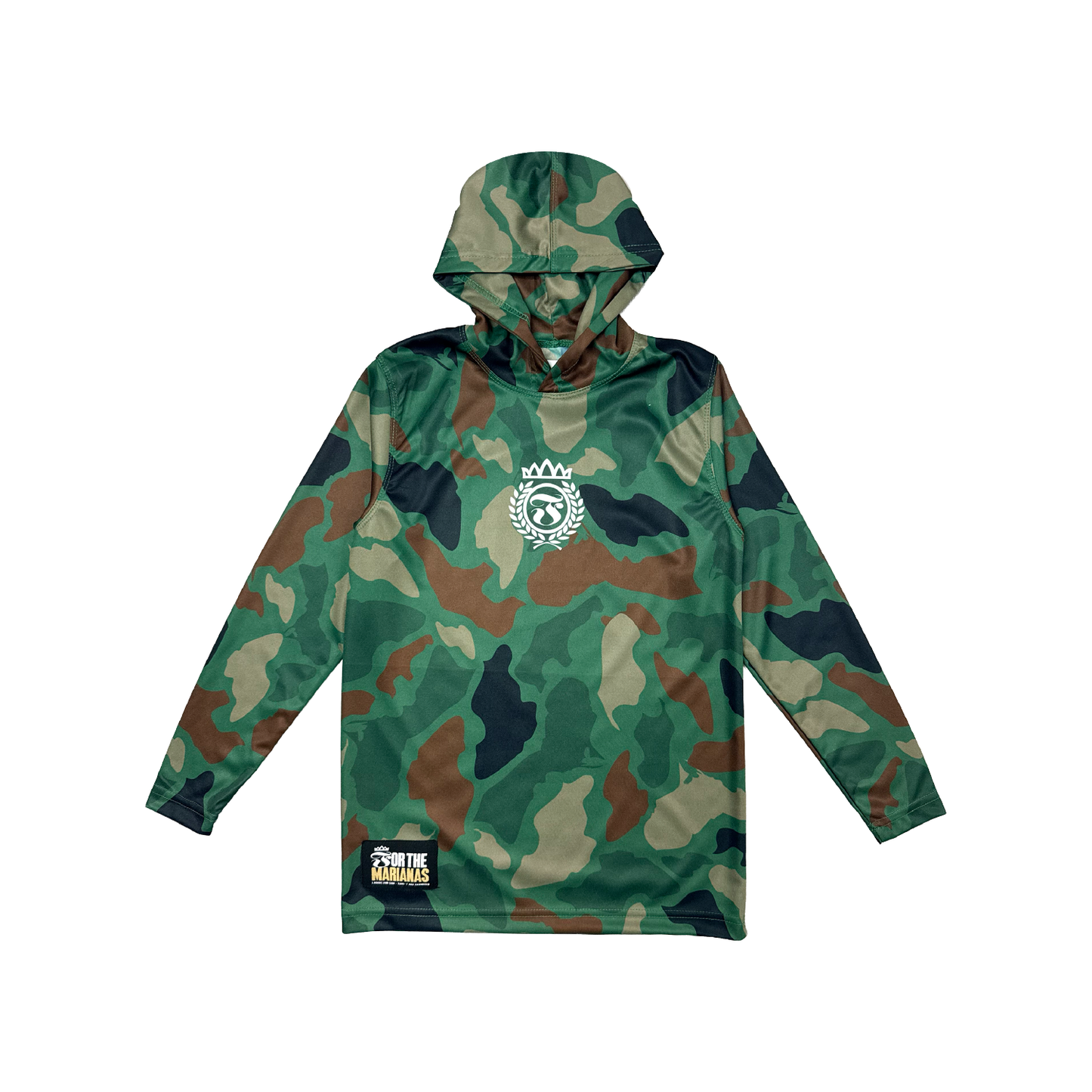 Marianas Forever L/S Drifit Hoodie- Marianas Camo