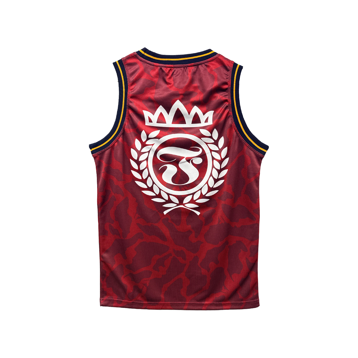 Crowned Laurel Mesh Tank - Marianas Red Camo