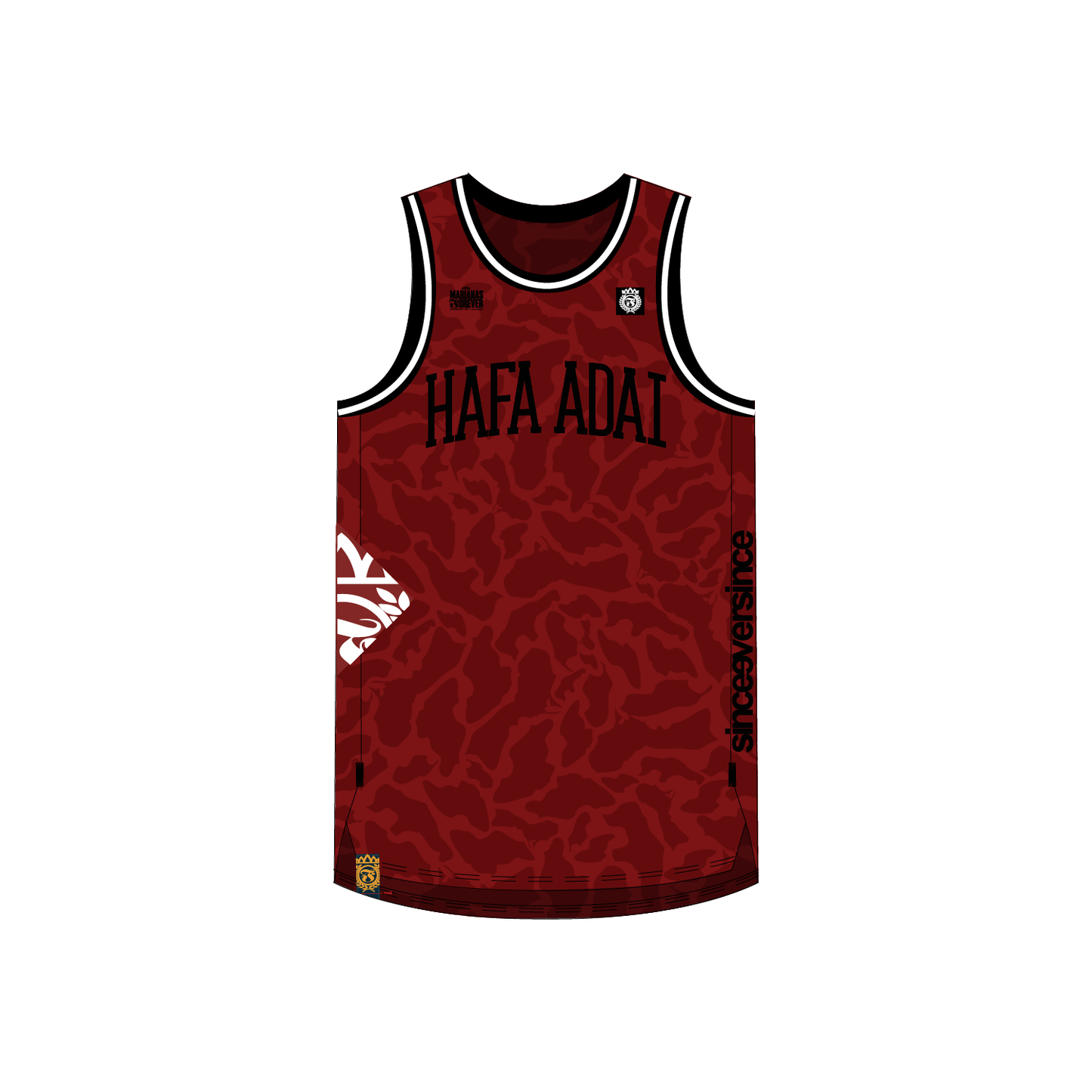 Hafa Adai Laurel Mesh Tank - Marianas Red Camo