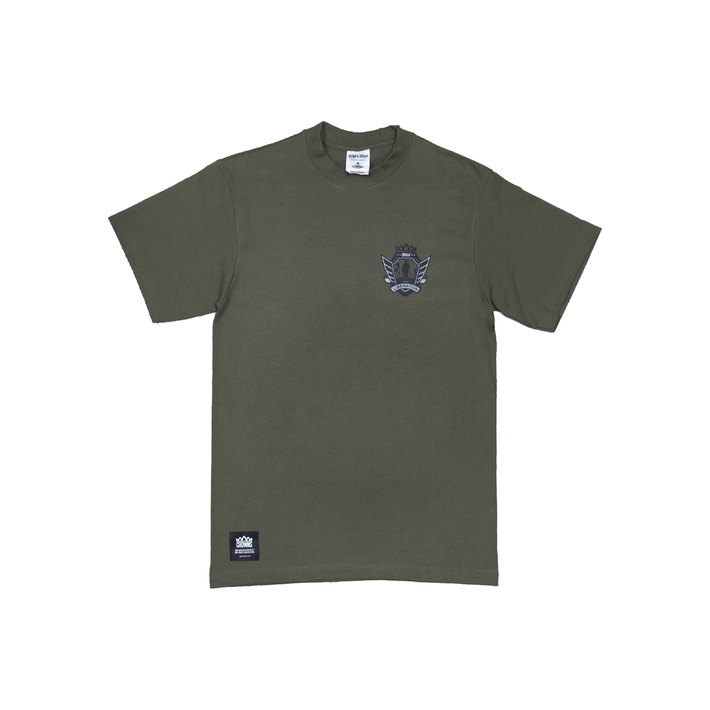 Liberated Seal Tee - Olive