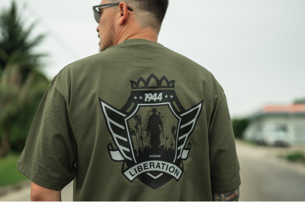 Liberated Seal Tee - Olive