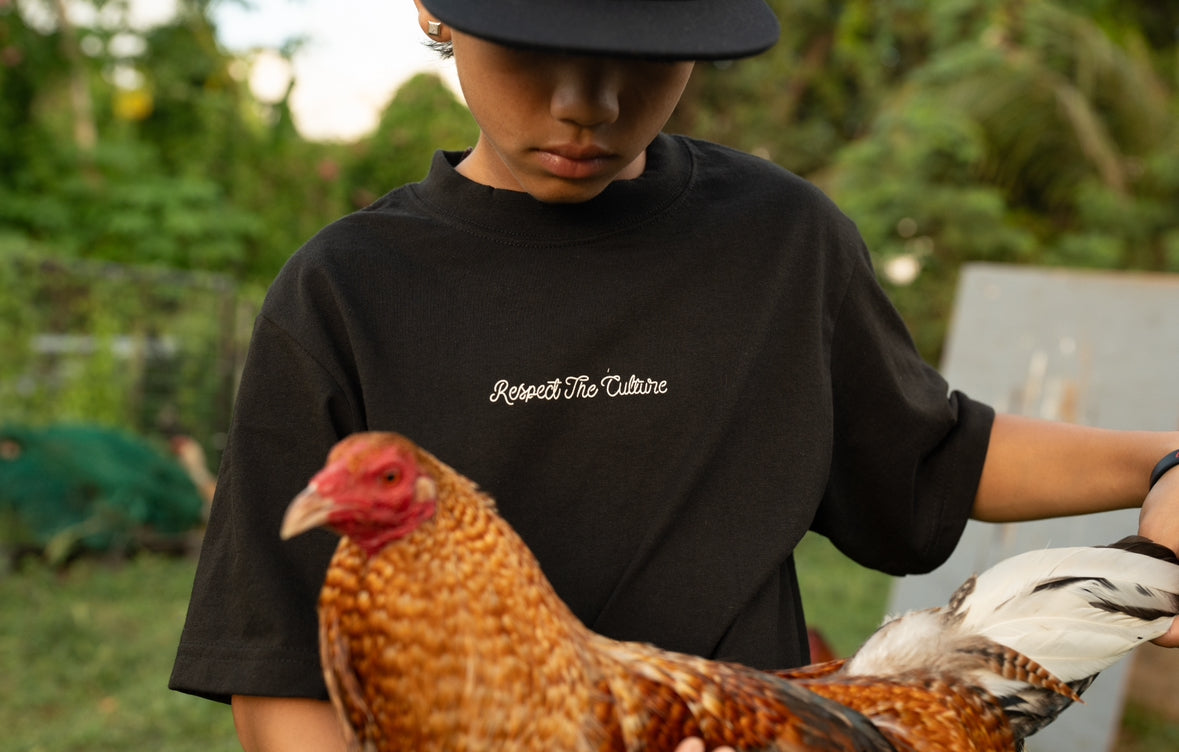 Respect The Culture- CockFight Tee on Black