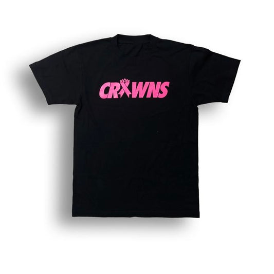 Breast Cancer Wordmark Tee - Flamingo