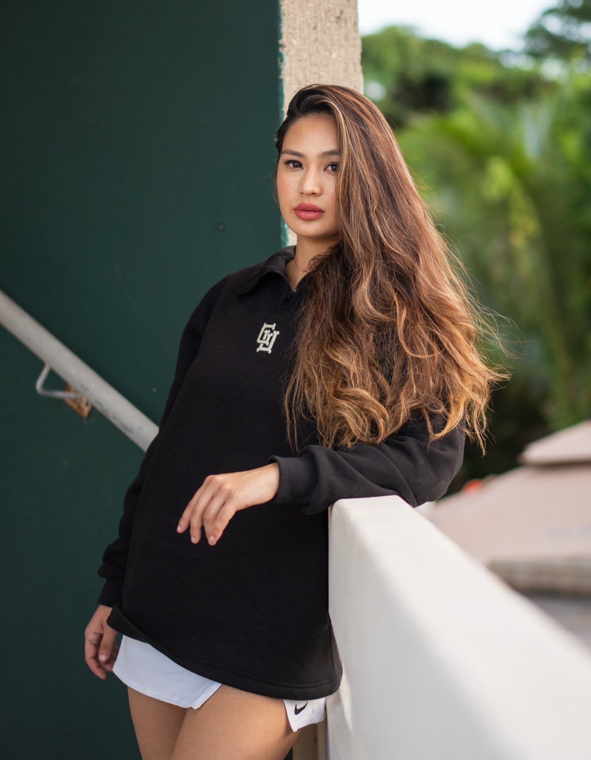 GU Bones Fleece 1/4 Zip- Black Coal