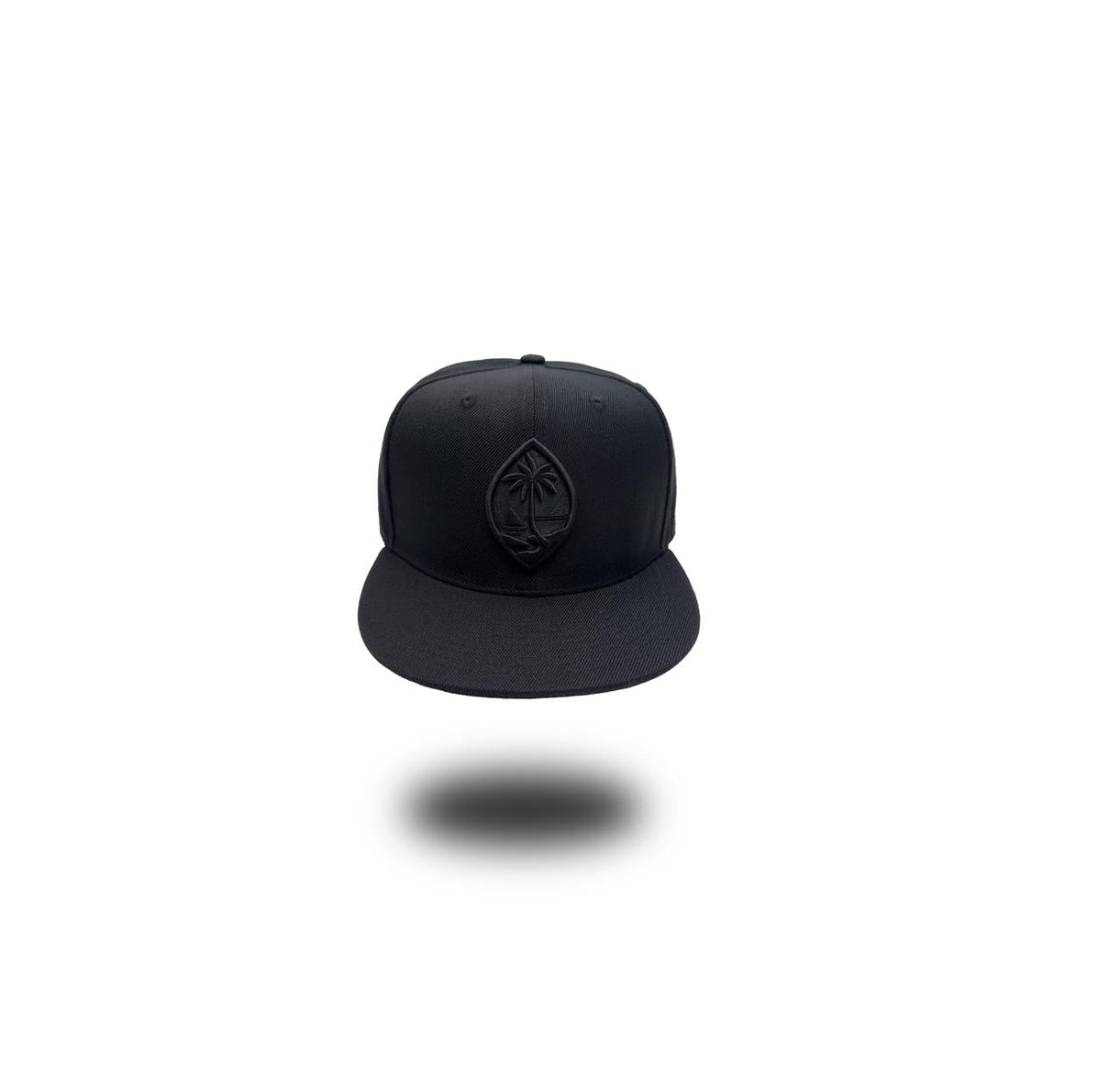 Guam Seal Snapback - Black on black