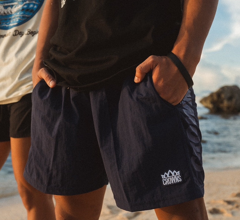 Standard Logo Beach Shorties 2.0 - Navy Blue