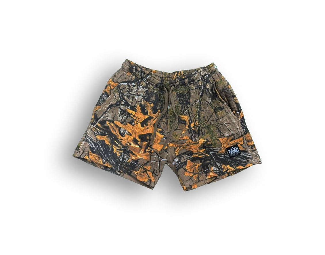 Solo Logo Fleece Shorties - BrownTree Camo