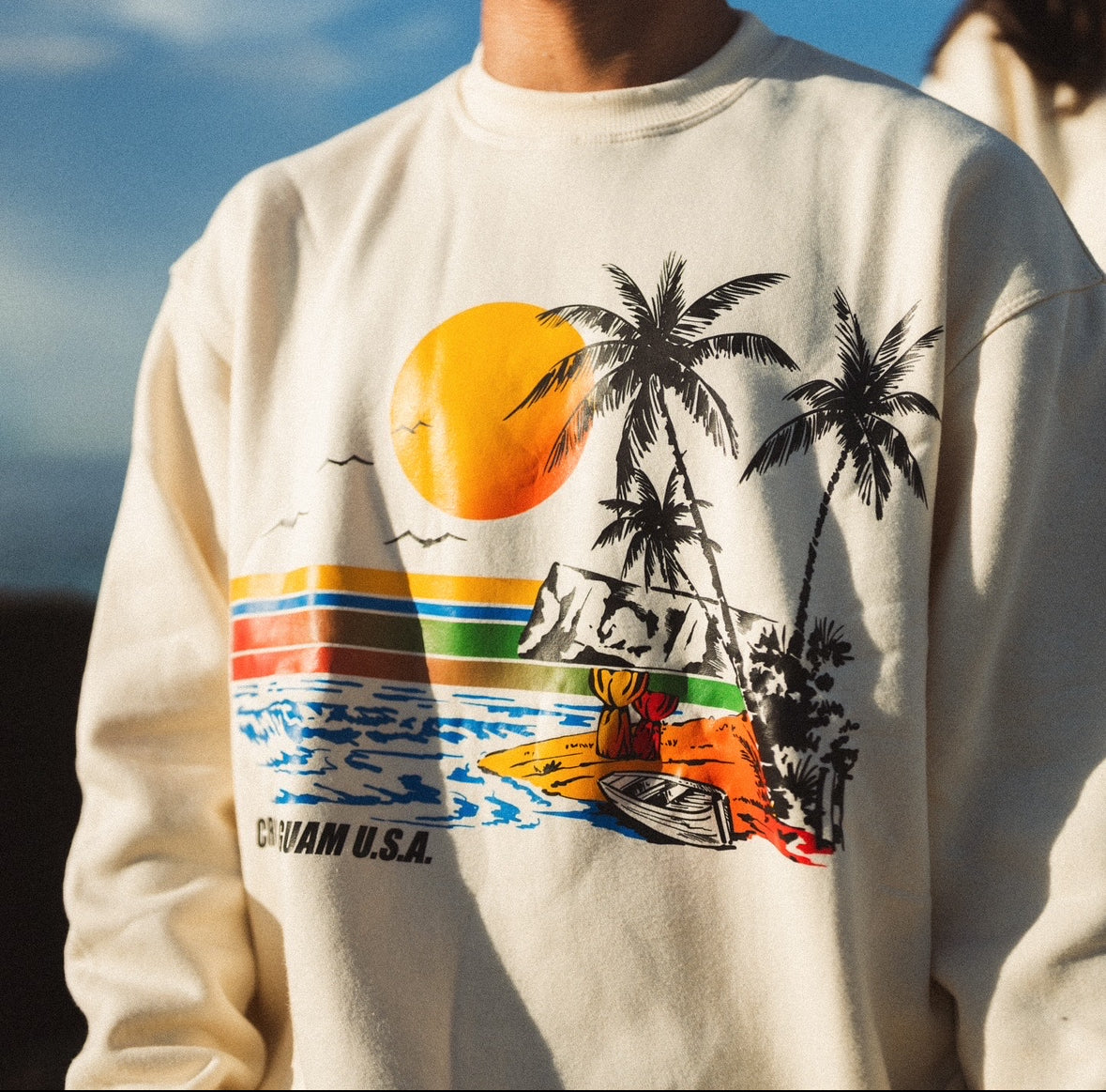 Vintage Crewneck- Ivory