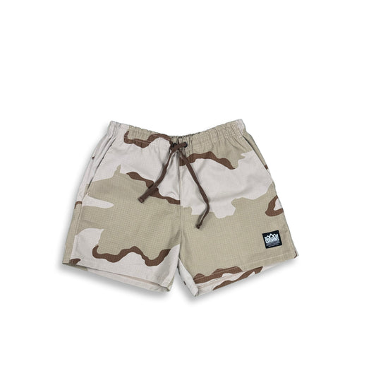 Bang Bang Coconut Gang Shorties- Ripstop on Desert Camo