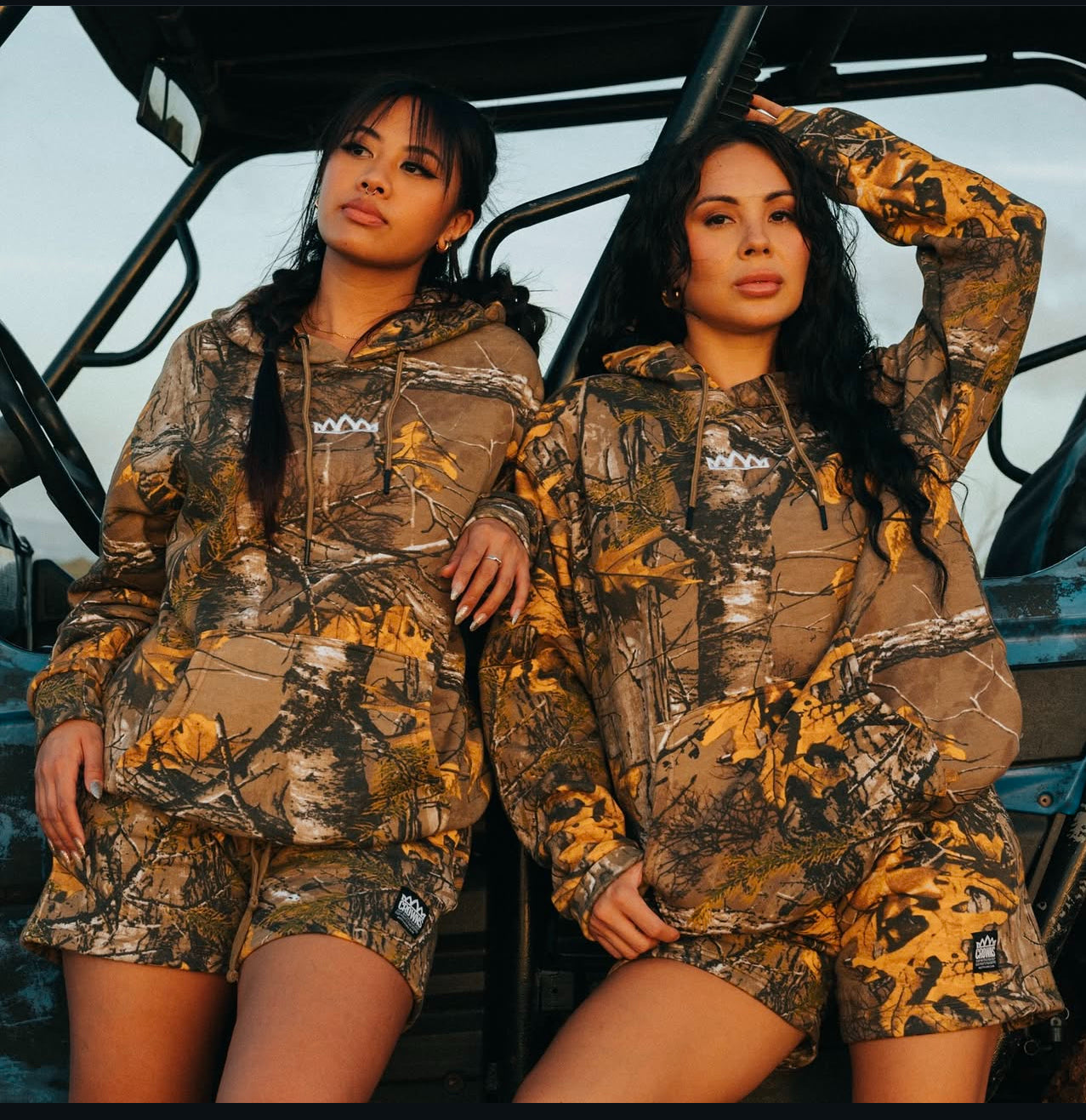 Solo Logo Fleece Shorties - BrownTree Camo