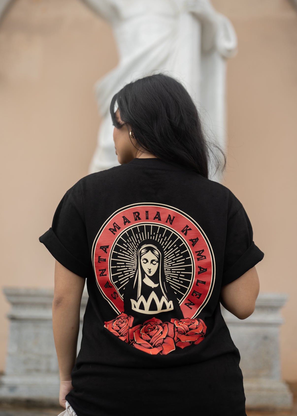 PRE ORDER SMK Pray for Us Emblem Tee- Black