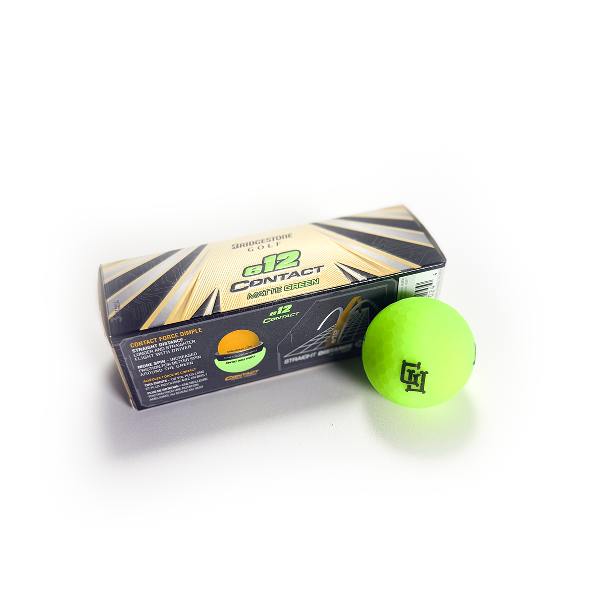 Standard Logo Golf Balls - Lime Green