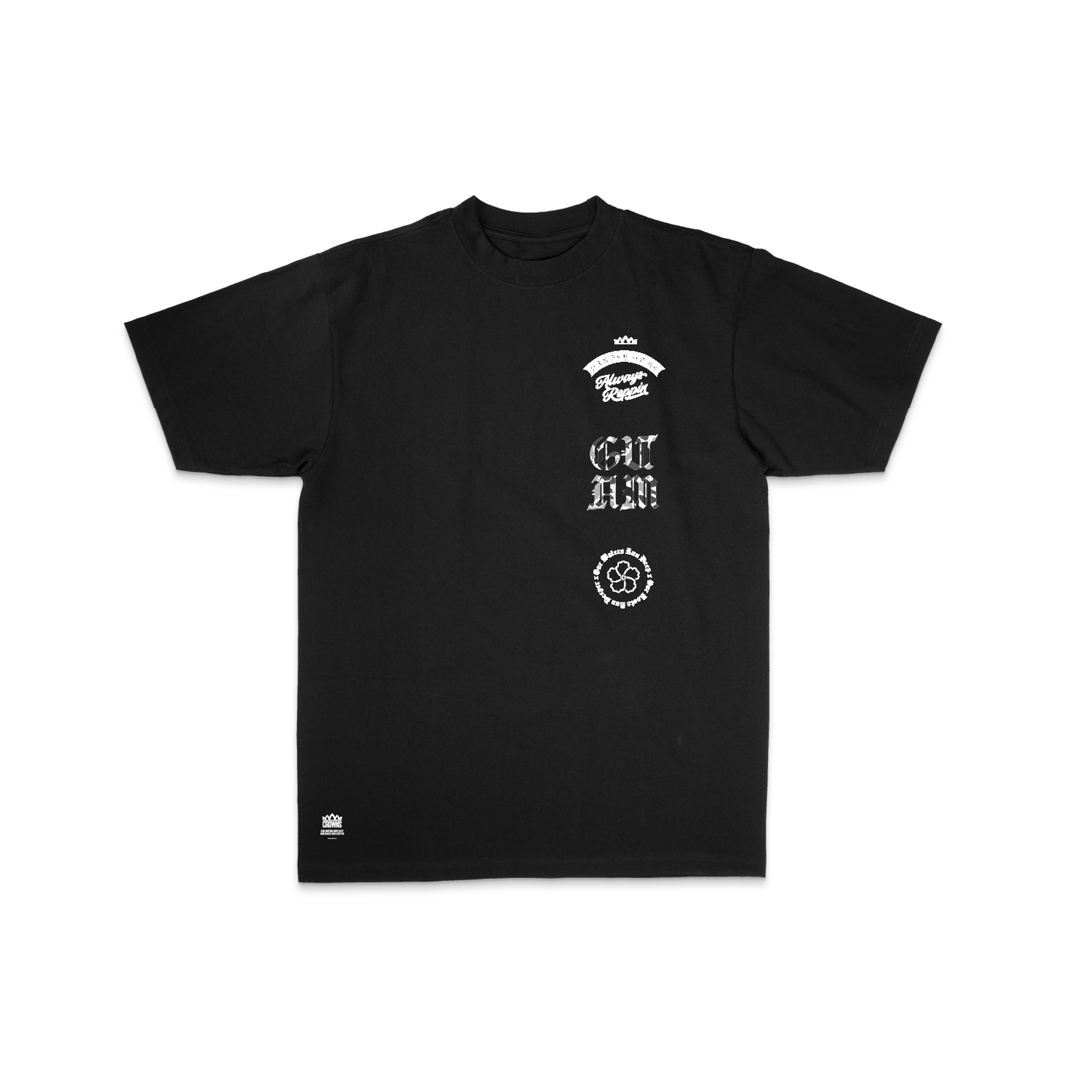 Hardly Home Tee - Mossy Camo on Black