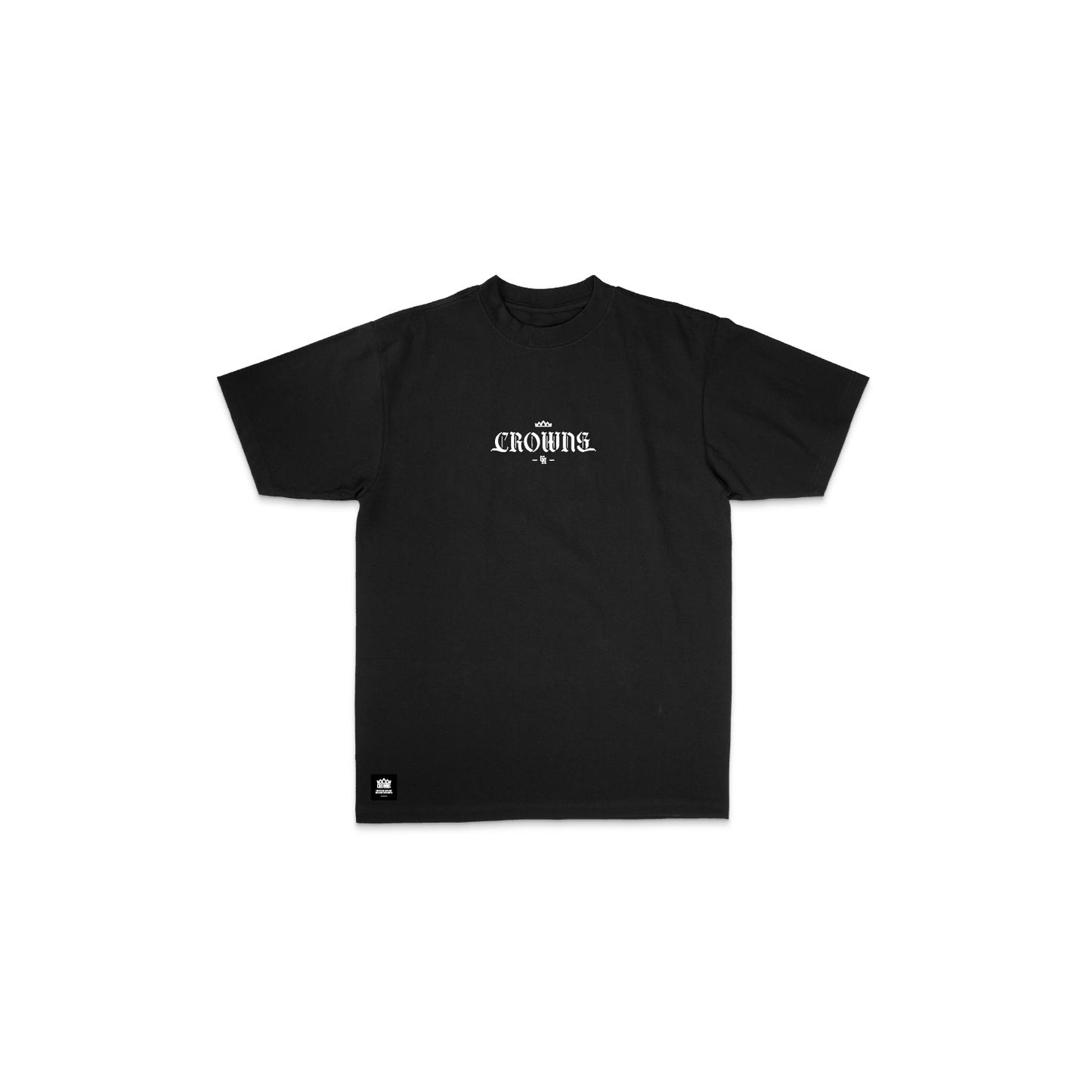 WPC Arc Tee -  White on Black