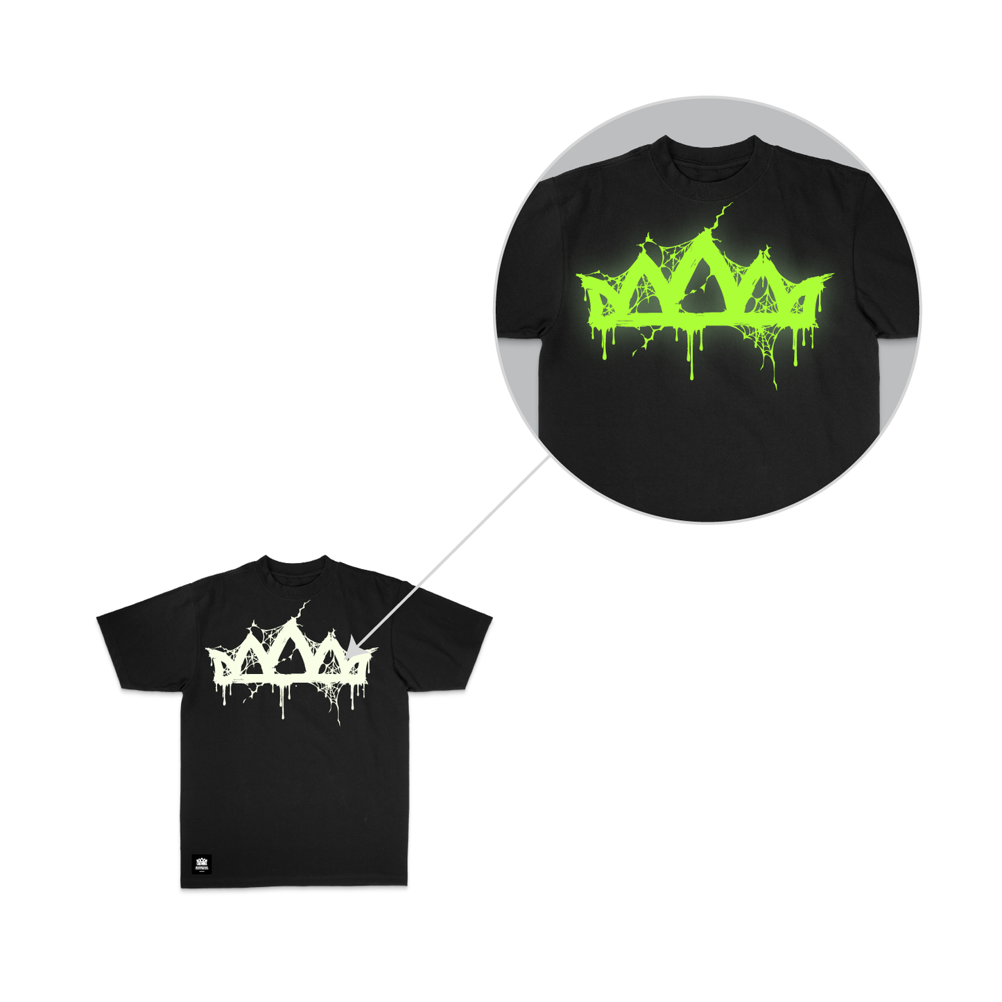 Hallowed Crown Tee - Black
