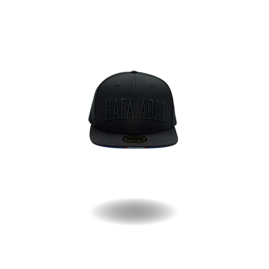 Hafa Adai Classic Snapback - Black w/ Seal Brim