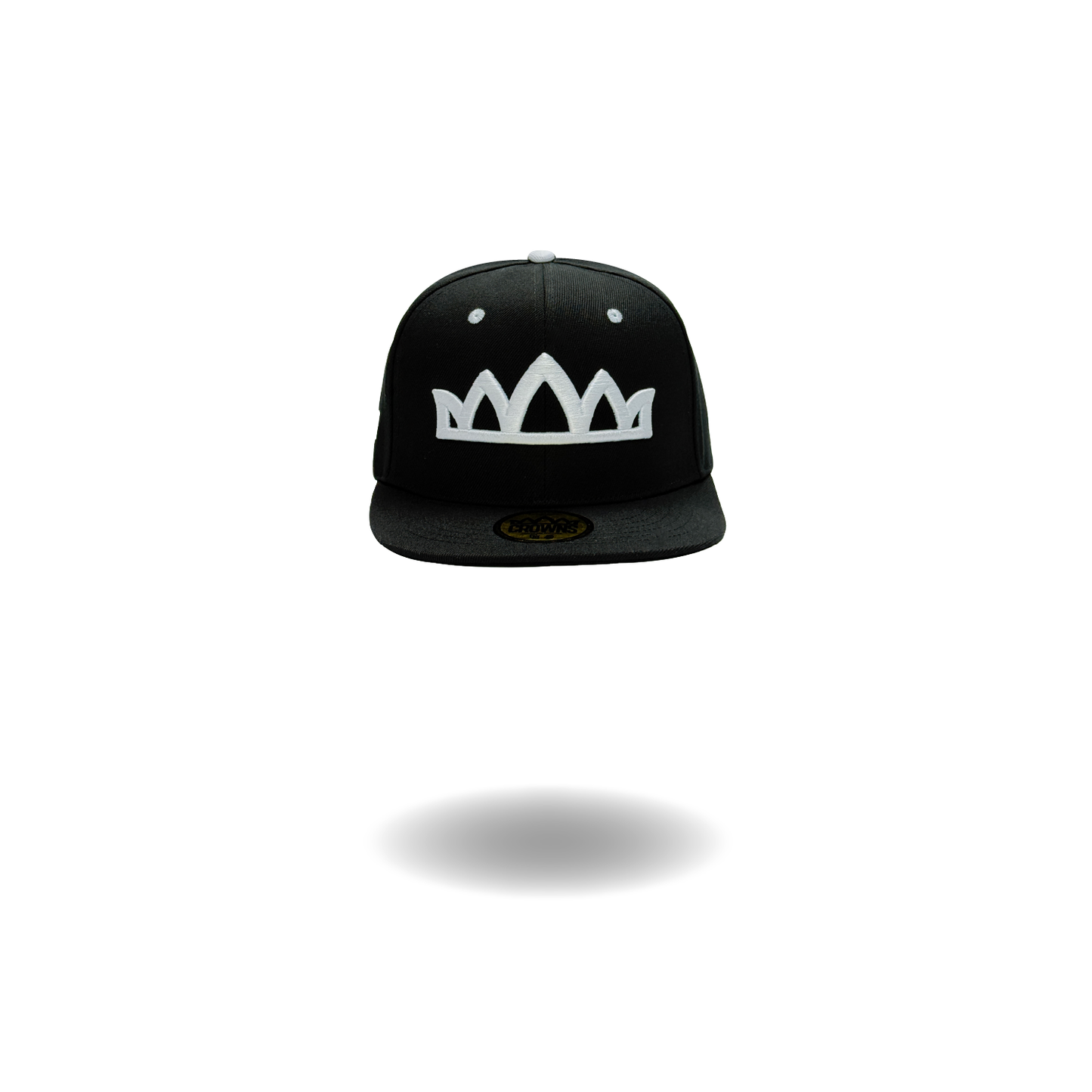 Solo Logo Classic Snapback - White on Black