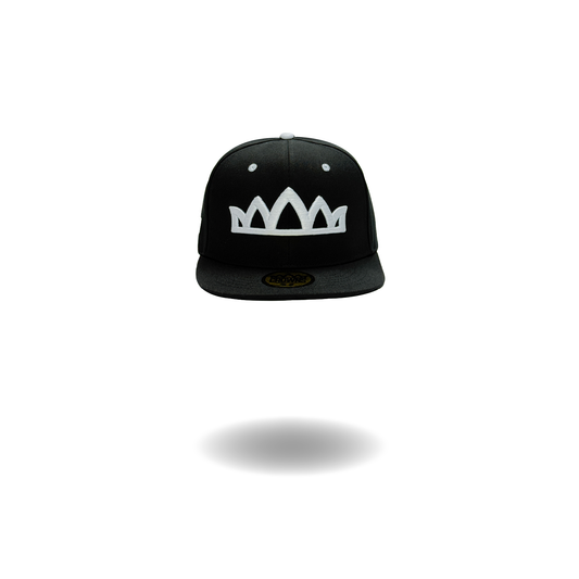 Solo Logo Classic Snapback - White on Black