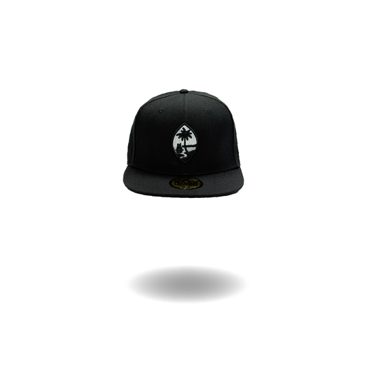 GU Seal Classic Snapback - Silver on Black
