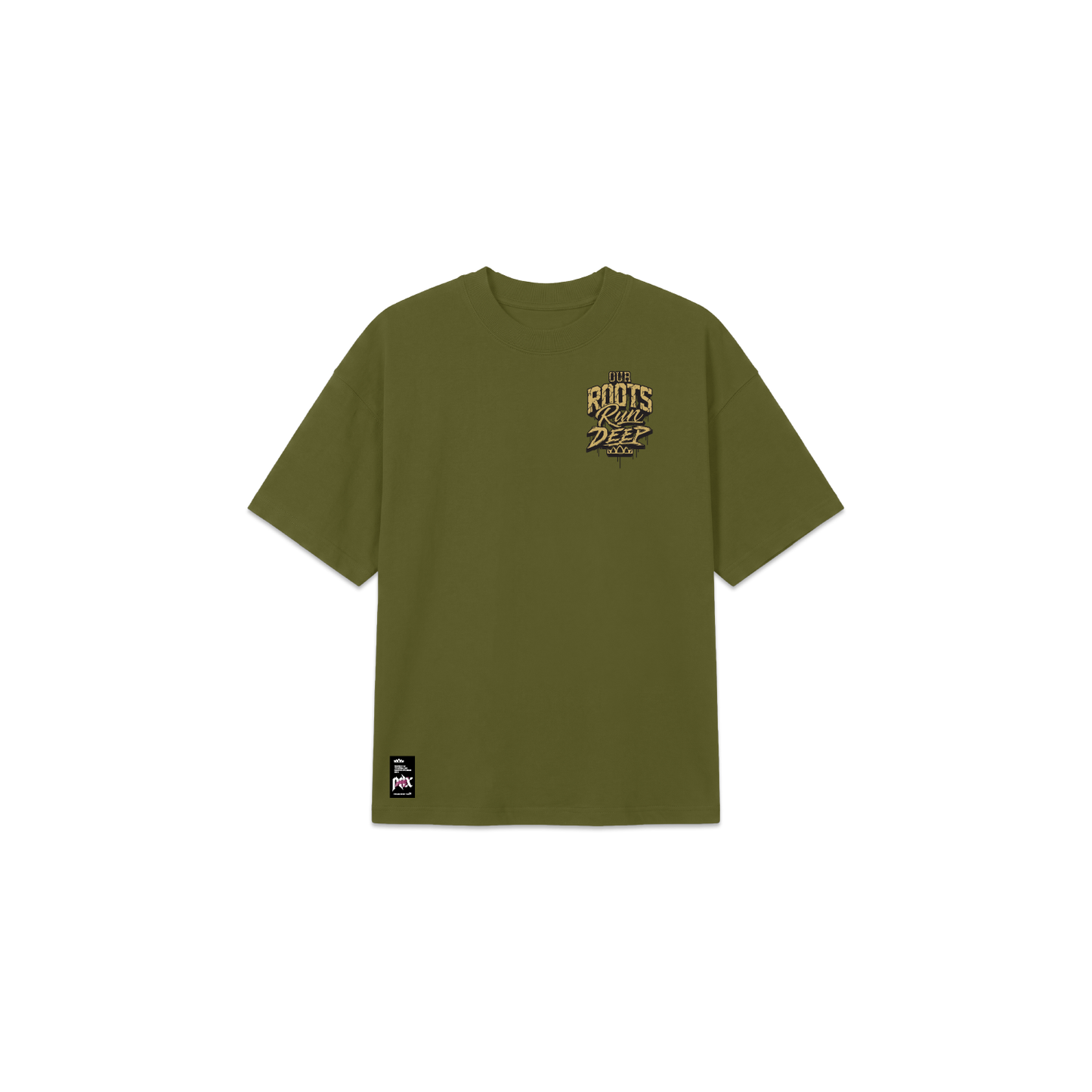 Roots 3D Tee - Olive