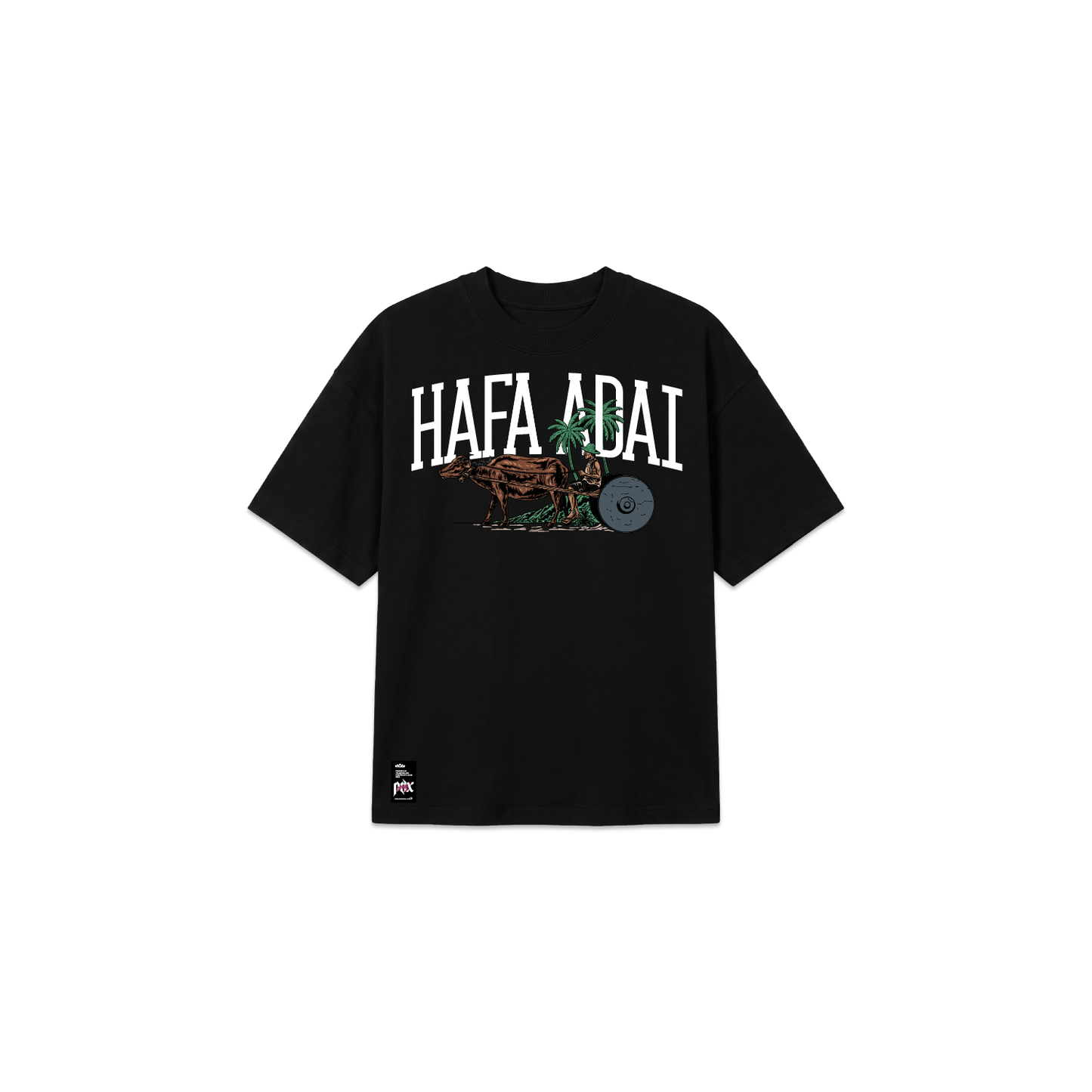 Hafa Adai Cart Tee- Black