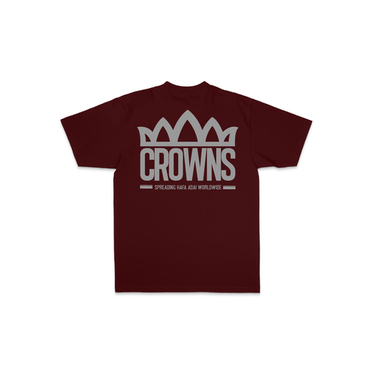 Standard Logo Tee - Maroon w/ Grey