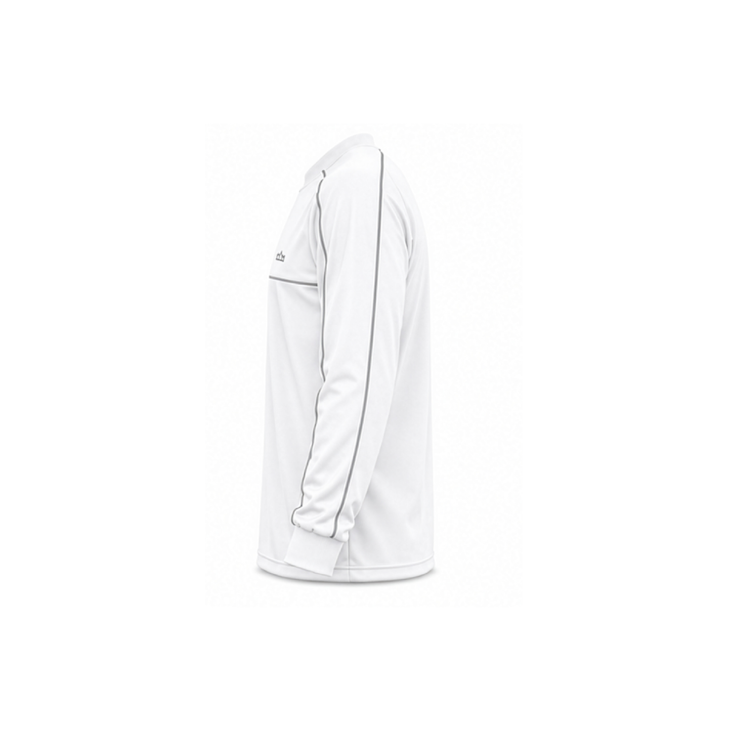 Solo Logo LongSleeve Drifit - White w/ 3M