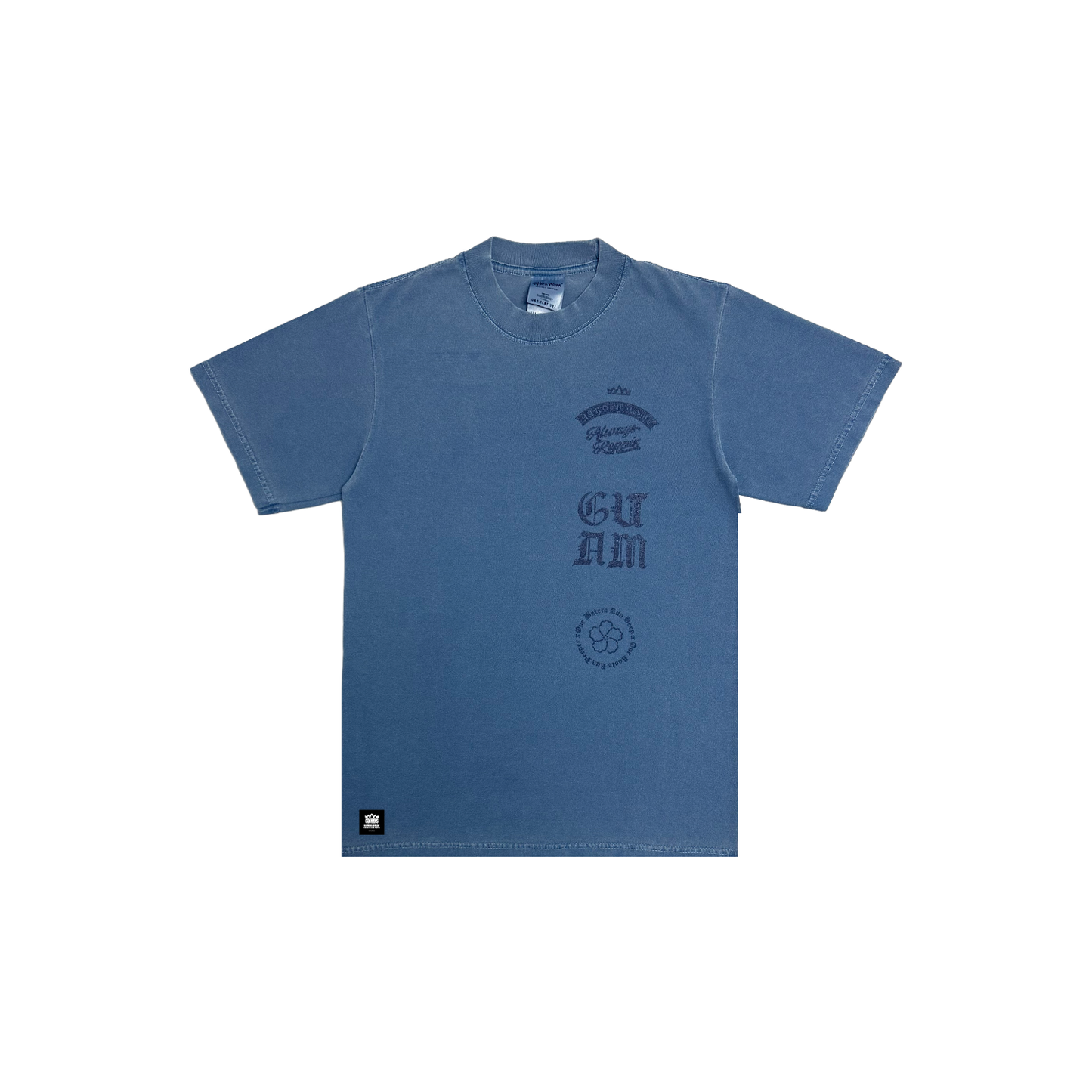 Hardly Home Banner S/S Tee - Denim