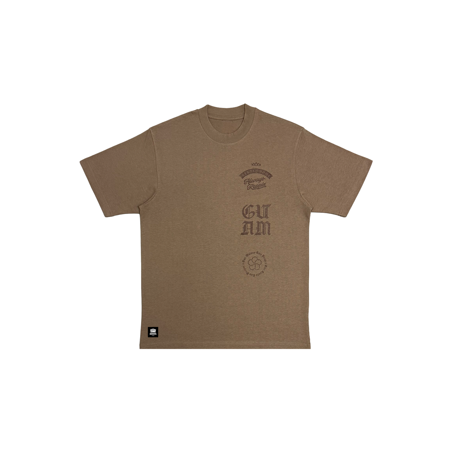 Hardly Home Banner S/S Tee - Latte