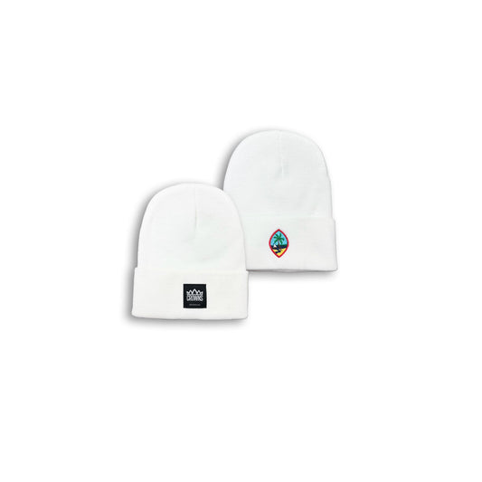 Logo Patch w/ GU Seal Beanie- Ivory