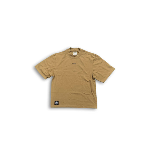 Premium Logo Oversized Tee - Latte