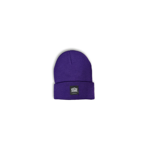 Logo Patch Beanie - Violet