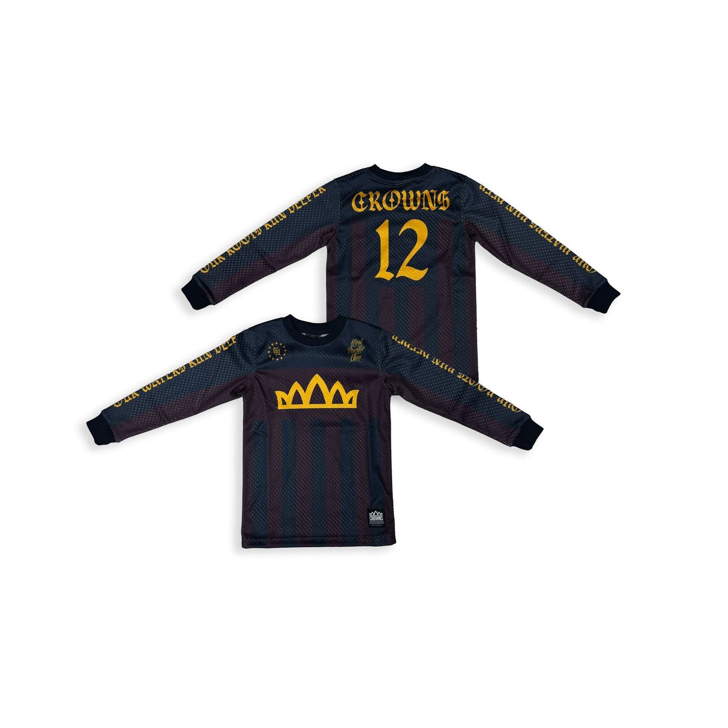 FC Mesh Kids Soccer Jersey - Barcelona (Maroon and Navy)