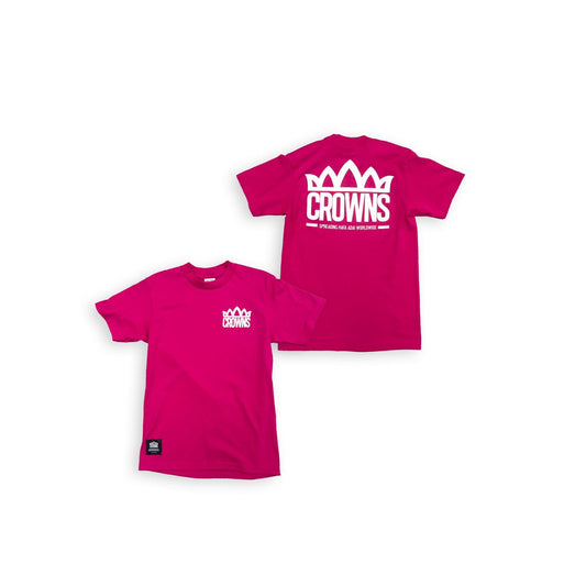 Standard Logo Tee- Pink Snow