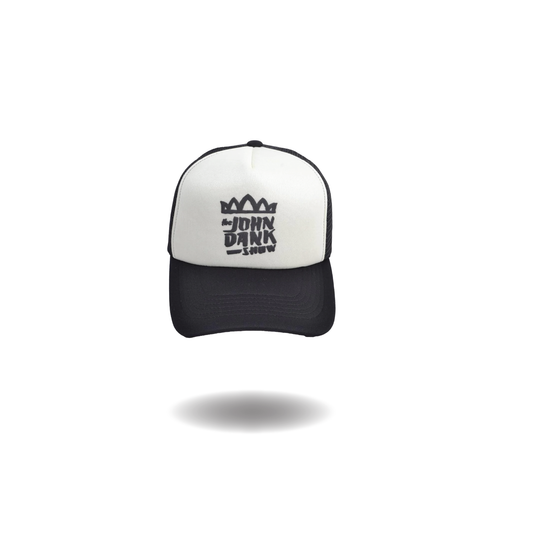 Crowned Dank Show Trucker Hat - Black and White