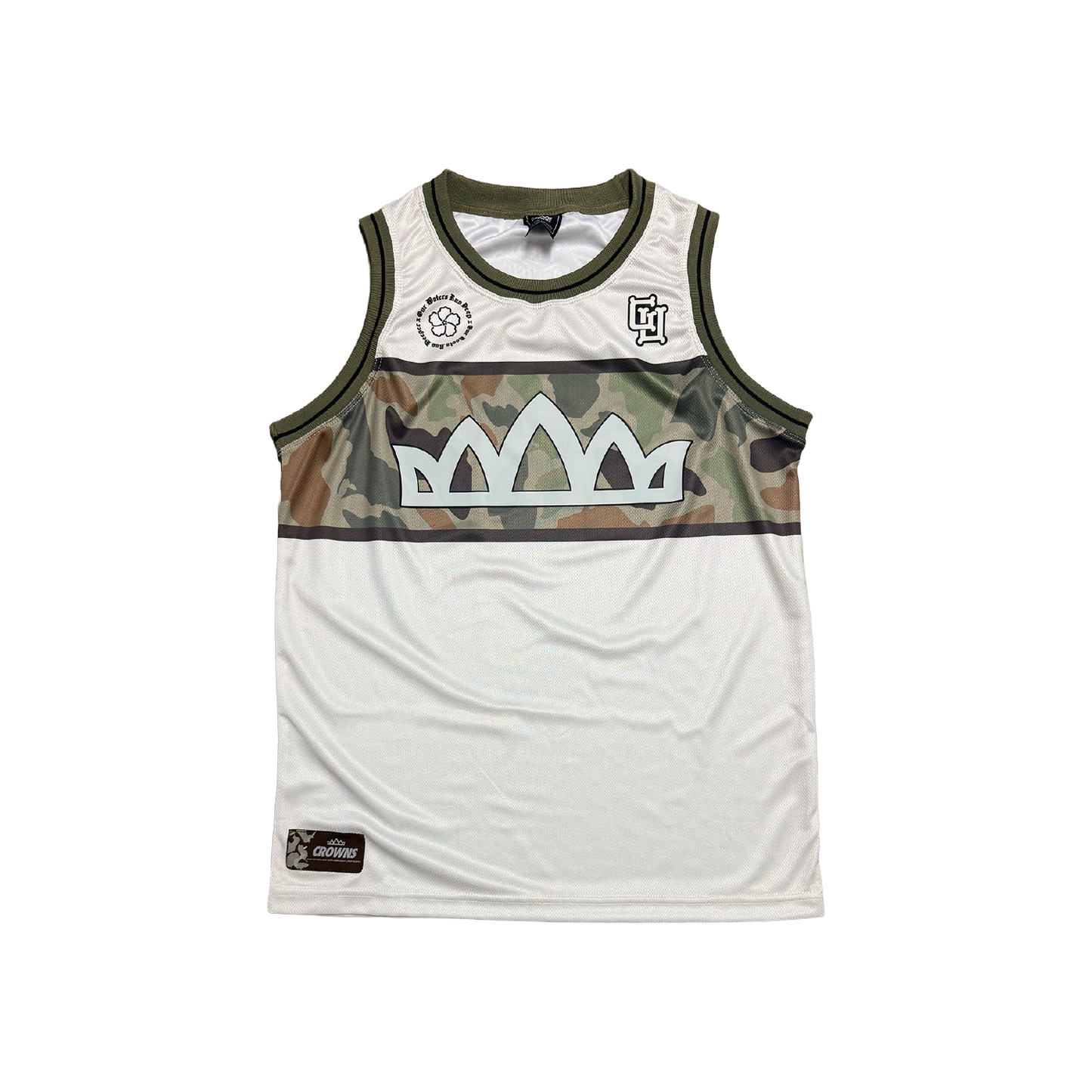 Solo Logo Jersey Tank - Marianas Camo Banner