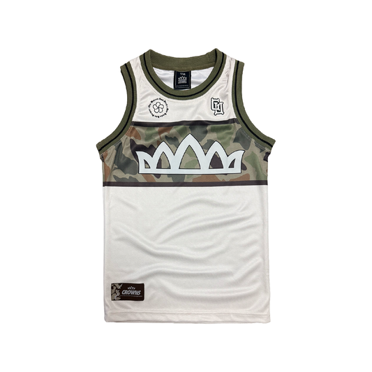 Solo Logo Youth Jersey Tank - Marianas Camo Banner